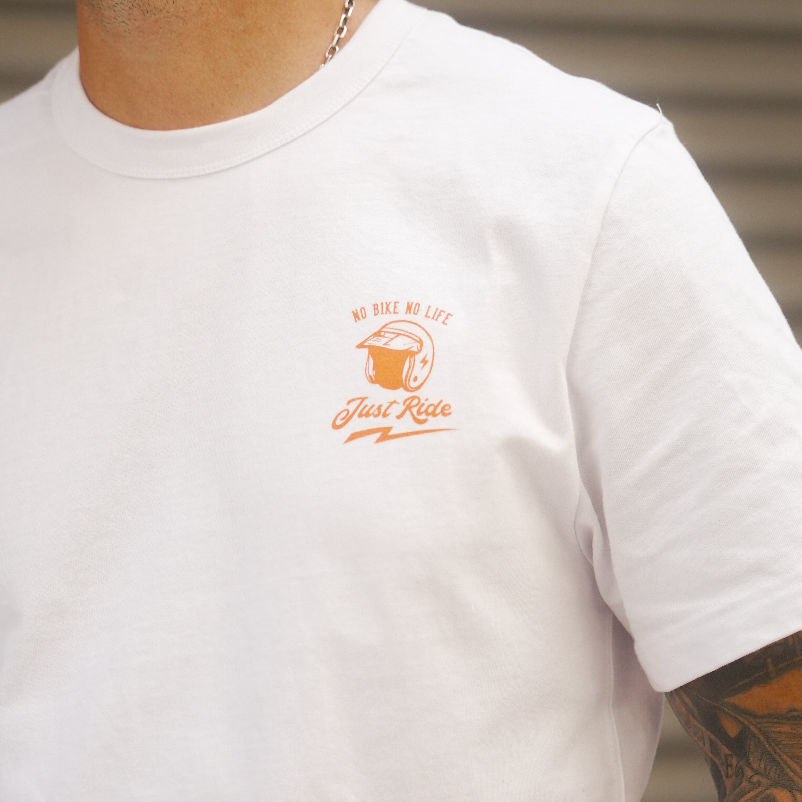 T-shirt Octans Helmet White