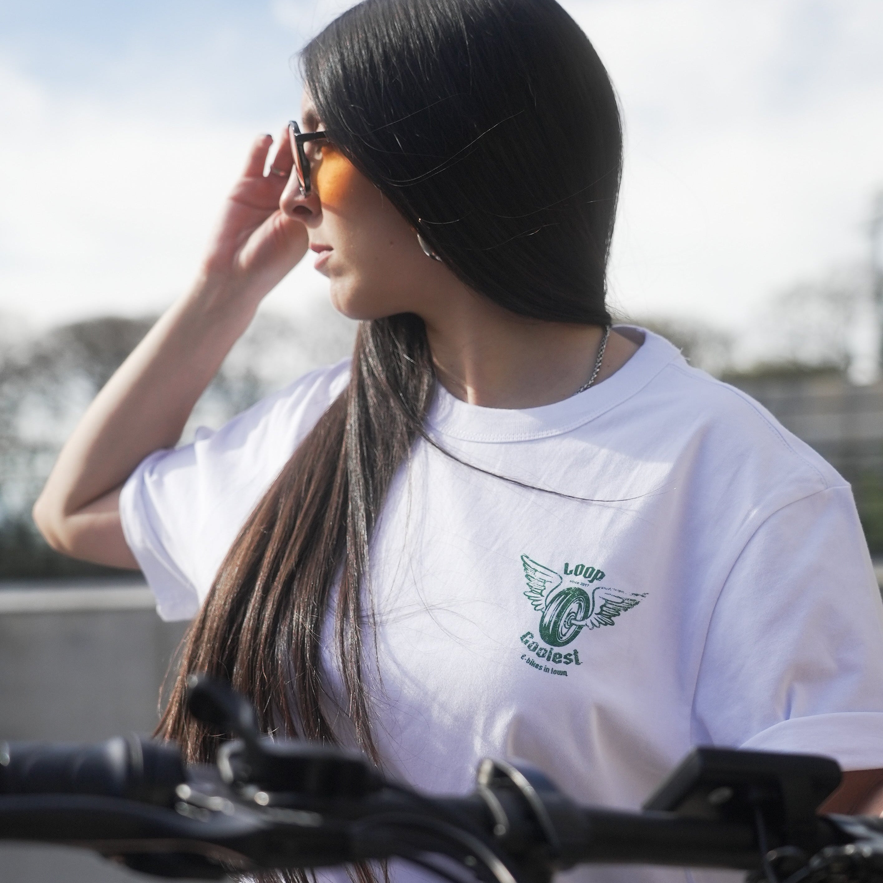 T-shirt Octans Wheel White