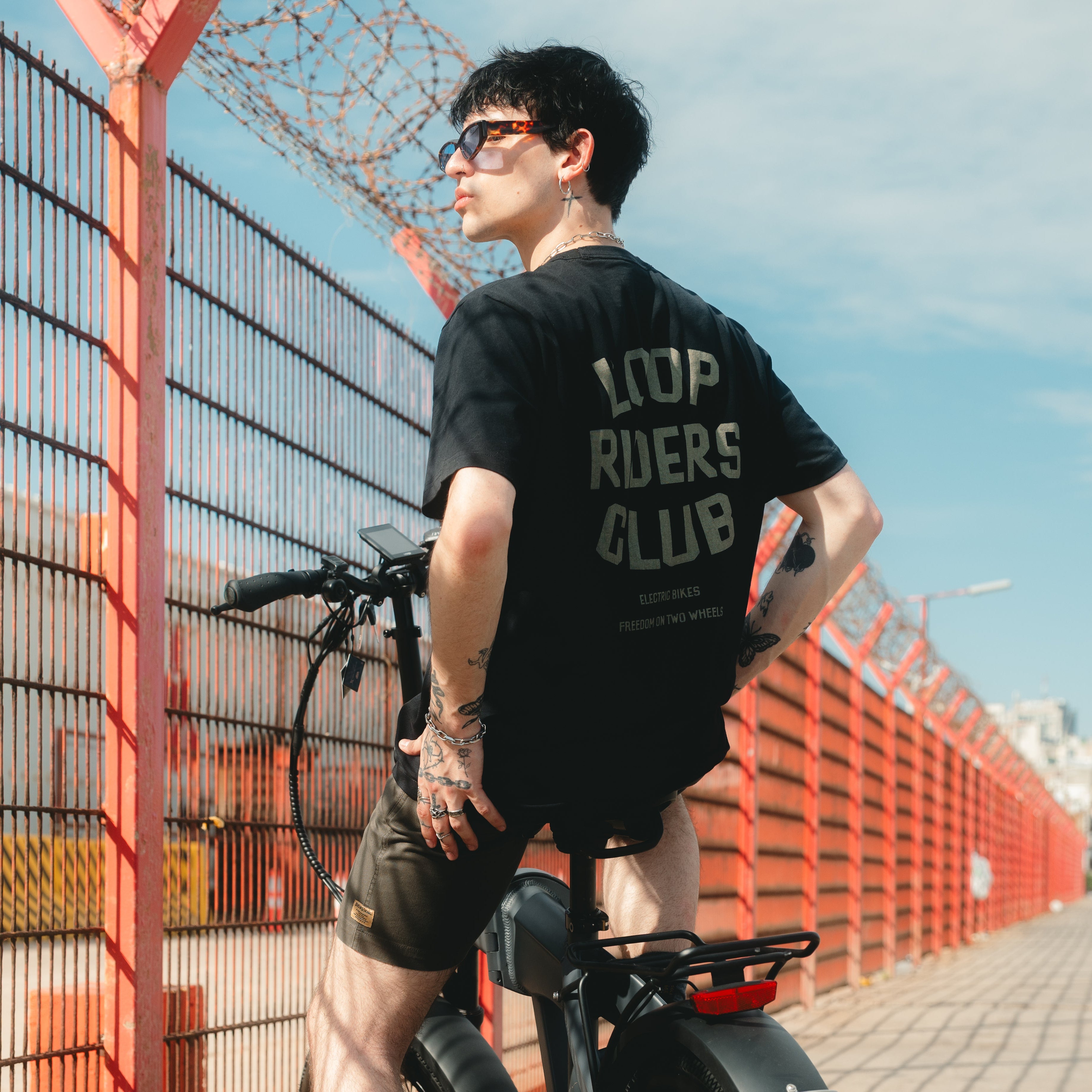 T-shirt Octans Skull Black