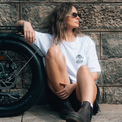 T-shirt Octans Skull White