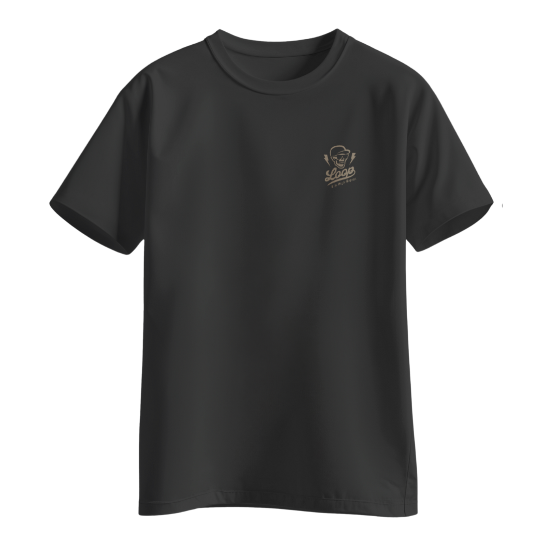 T-shirt Octans Skull Black